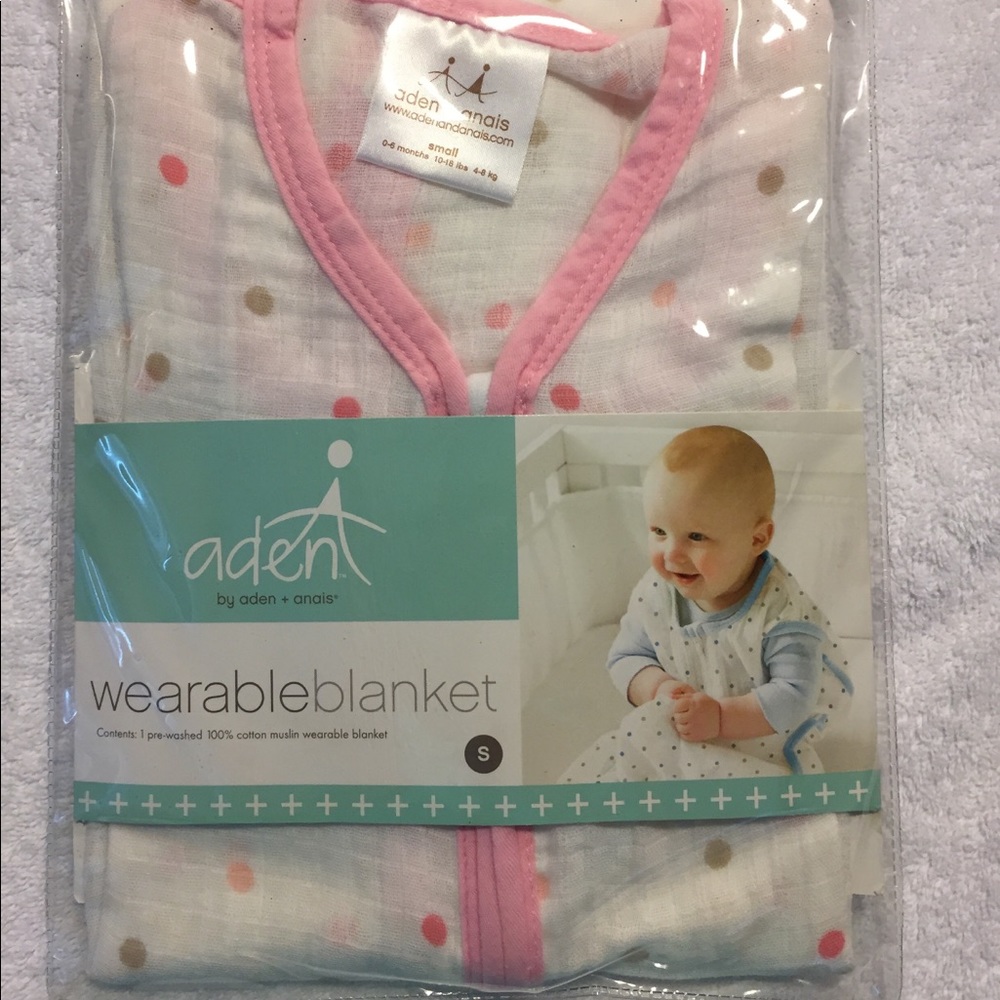 Aden & Anais Polka Dot Wearable Blanket (0-6mo)